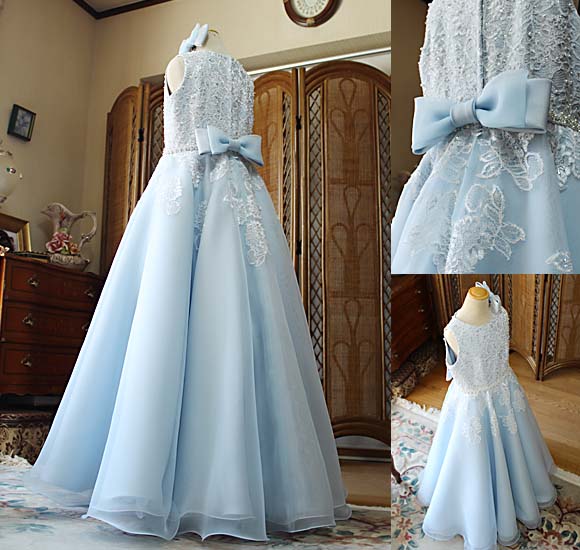 ウエストリボン コンクールドレス