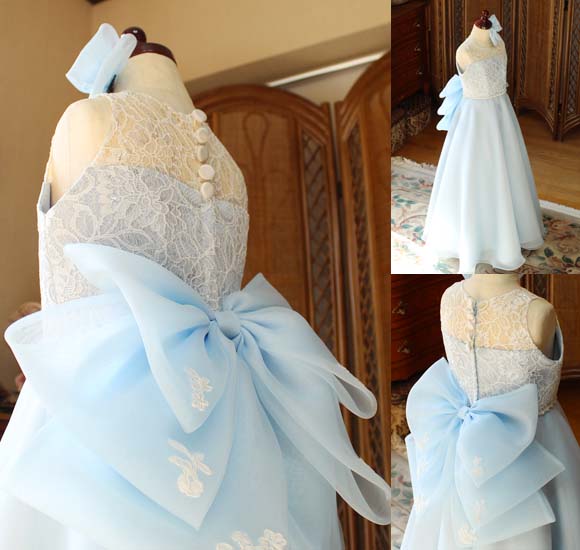 レースの装い リボンデザイン