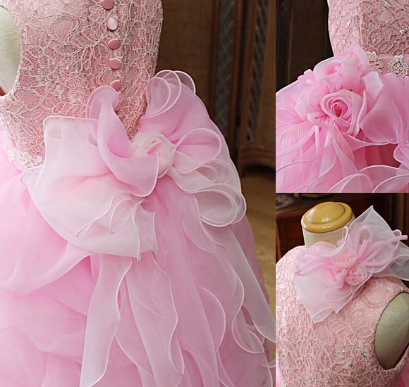 ウエストリボン コサージュ ヘッドドレス