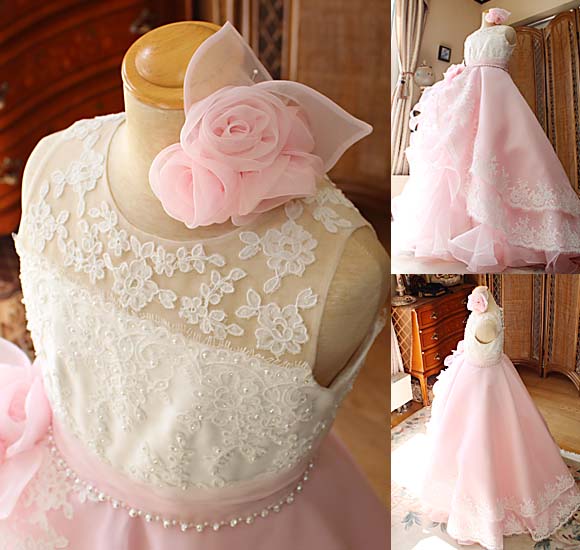 バラのヘッドドレス 髪飾り