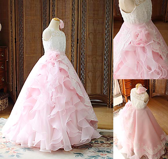 Aラインスカート アシンメトリードレスデザイン