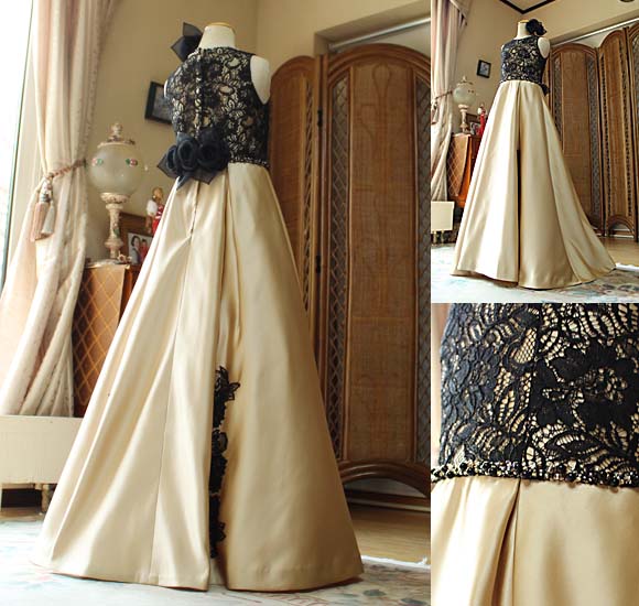 バックスタイル シルエット ボックス Aライン スカート