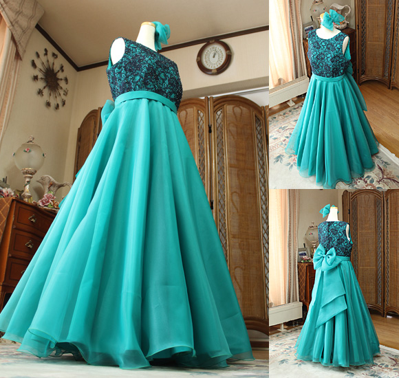 ドレス シルエット フレアAライン